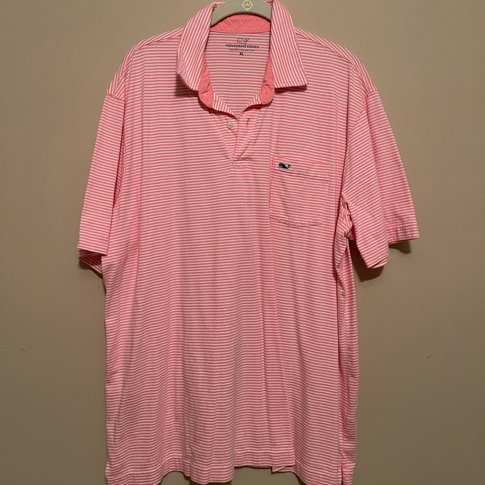 Striped Vineyard Vines Polo